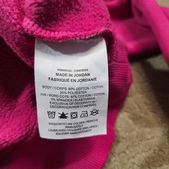 Nike Pink Center Swoosh Sweatshirt - Picture 5 of 5